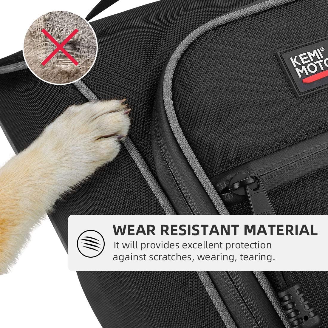 Storage Bag with PVC Wear Resistant Zippers N4855