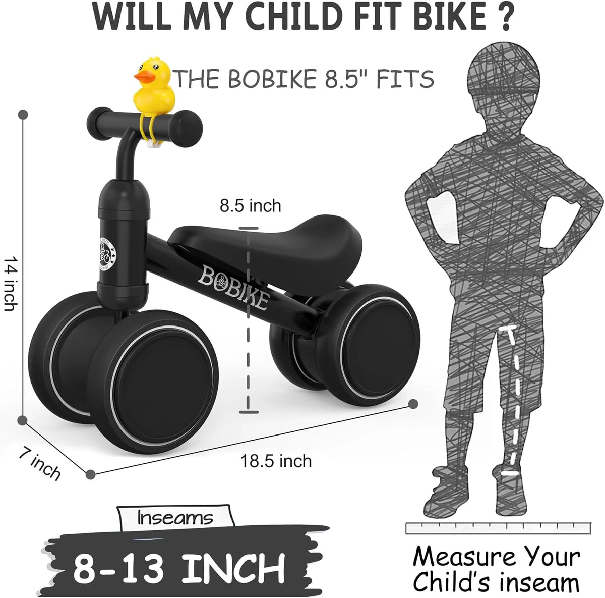 Baby Balance Bike Pink A1487