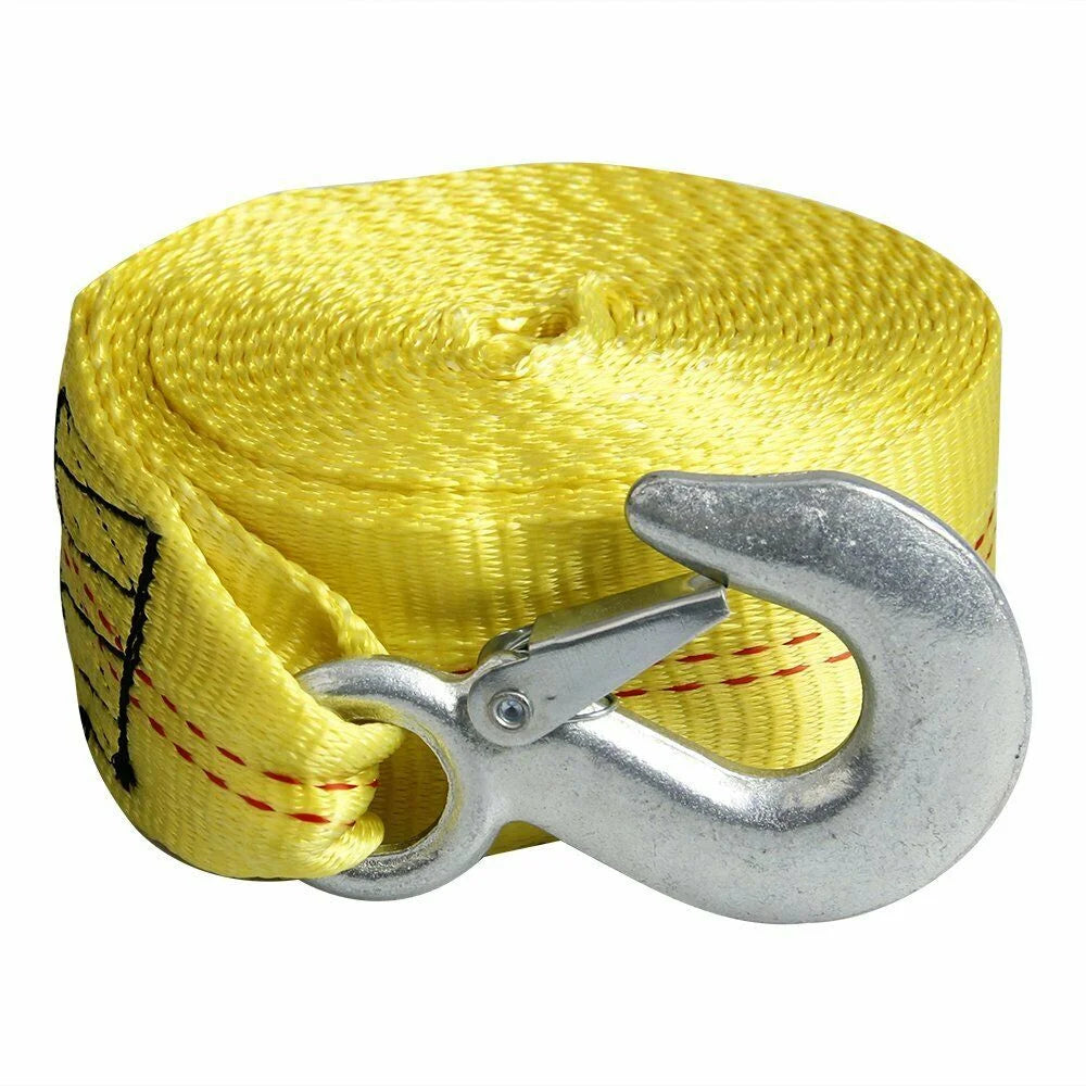 Boat Trailer Winch Strap with Hook 10000 Lbs Max Towing L798772