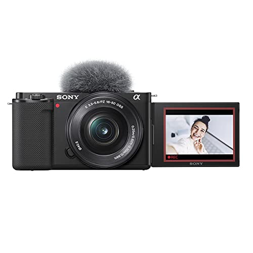 Black Mirrorless Interchangeable Lens Camera with 16-50mm Lens T599563