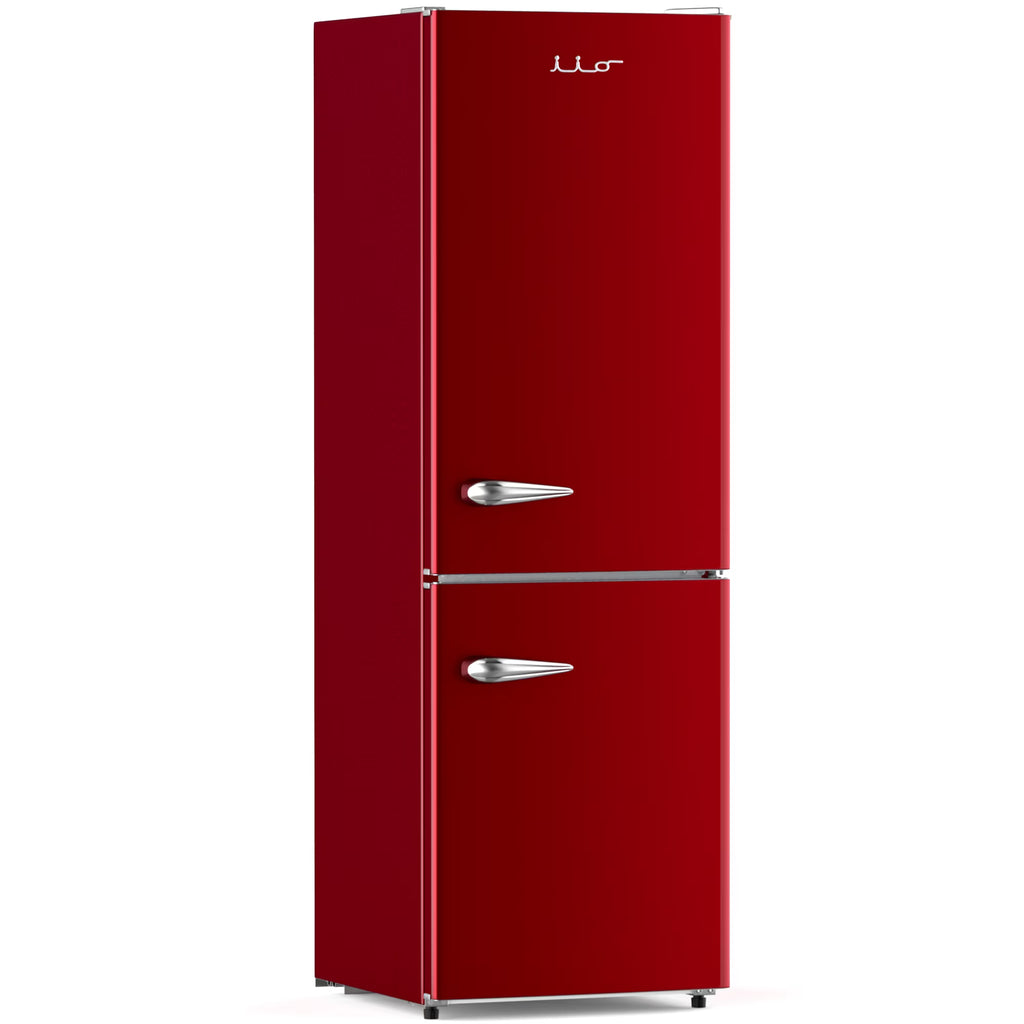 Wine Red 11 Cu Ft Bottom Freezer Retro Refrigerator Z349