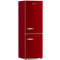 Wine Red 11 Cu Ft Bottom Freezer Retro Refrigerator Z349