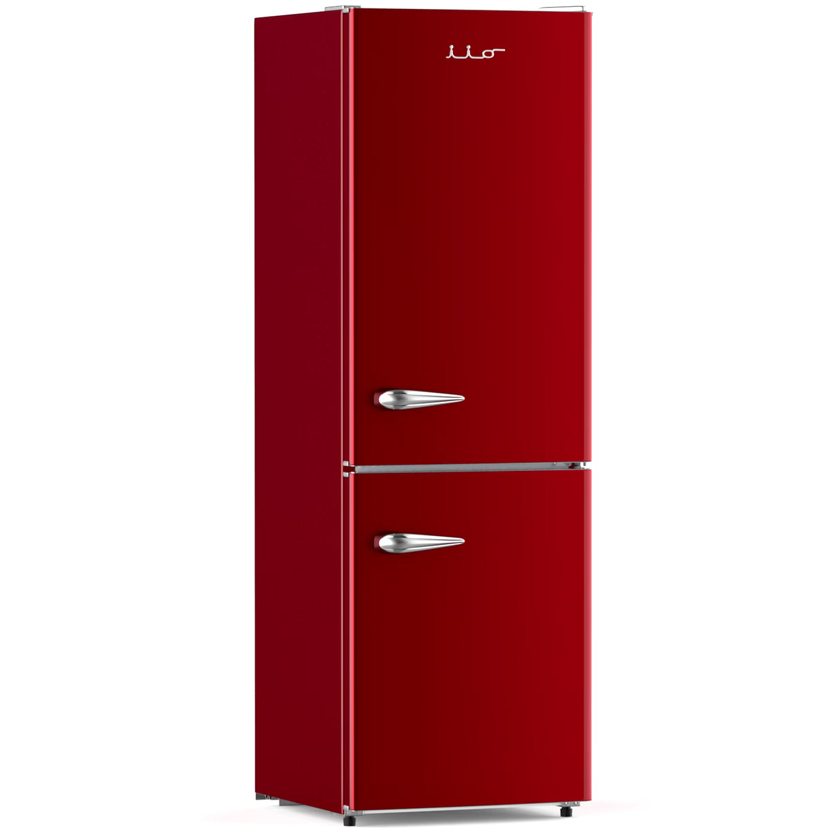 Wine Red 11 Cu Ft Bottom Freezer Retro Refrigerator Z349