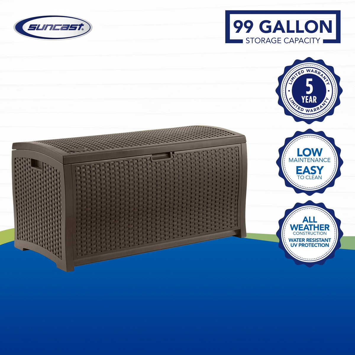 99 Gallon Resin Deck Box H99542
