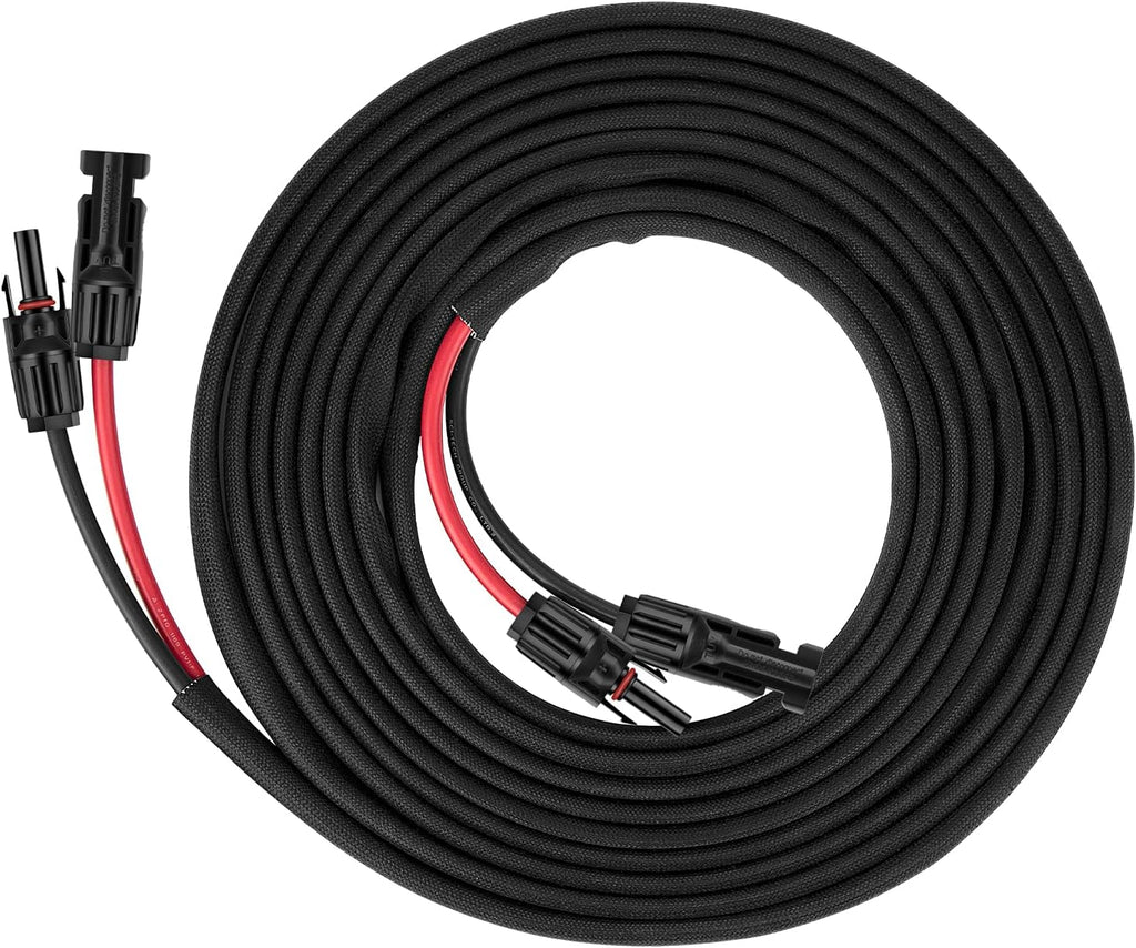 6FT 10AWG Solar Extension Cable with Female and Male Connector R550