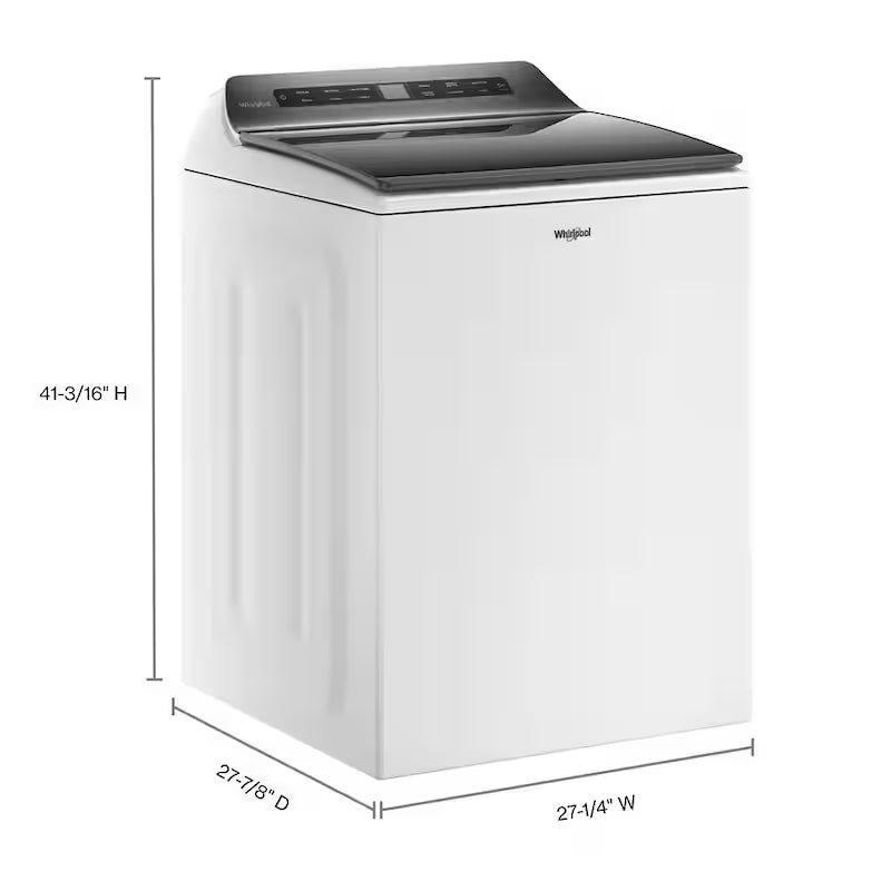 4.7 cu. ft. Top Load Washer with Agitator in White W287593
