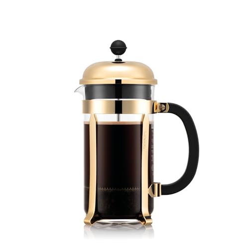 34oz Borosilicate Glass French Press Coffee Maker T4982