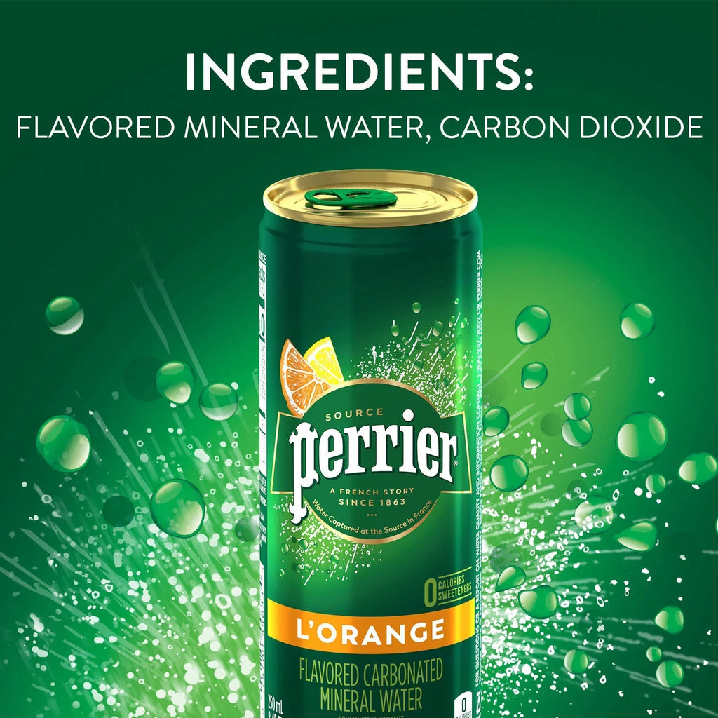 Carbonated Mineral Water, 8.45 Fl Oz (Pack of 30) K936