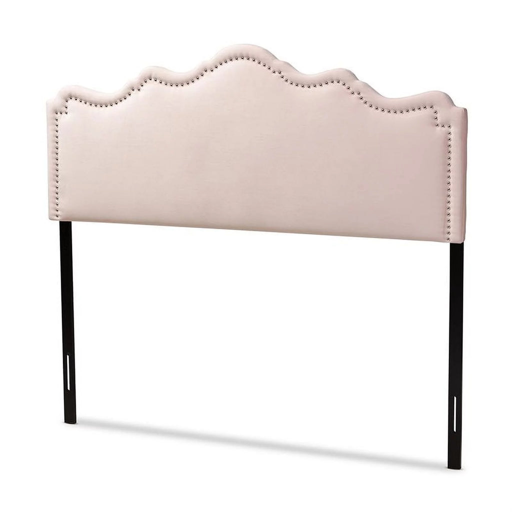Velvet Queen Headboard in Light Pink C277