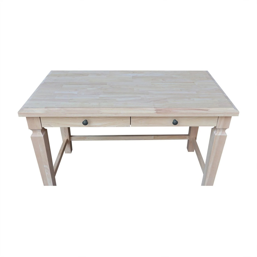 Solid Wood Desk with 2 Drawers I421846