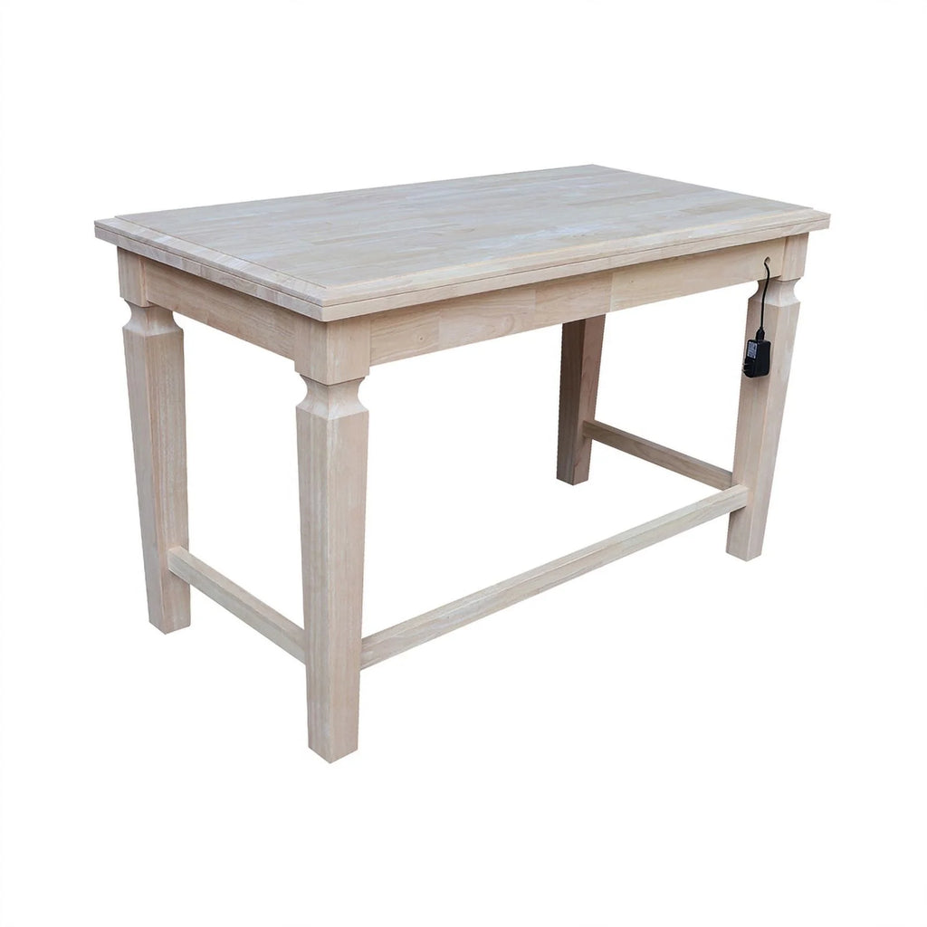 Solid Wood Desk with 2 Drawers I421846