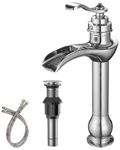 Brushed Nickel Single-Handle Vessel Sink Faucet O32113