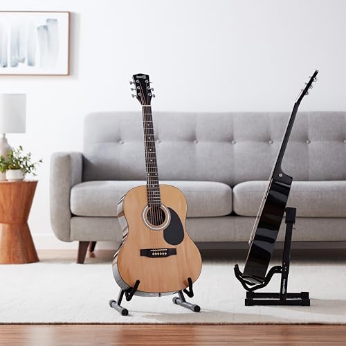 Adjustable Folding A-shape Guitar Stand Black B18456