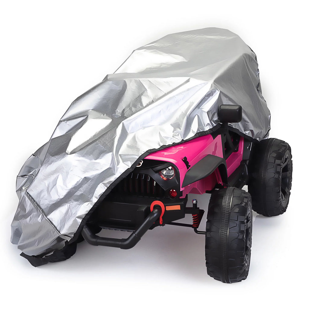 Kids Ride-On Toy Car Cover Black 55.5 x 32 x 31.5 inches S399