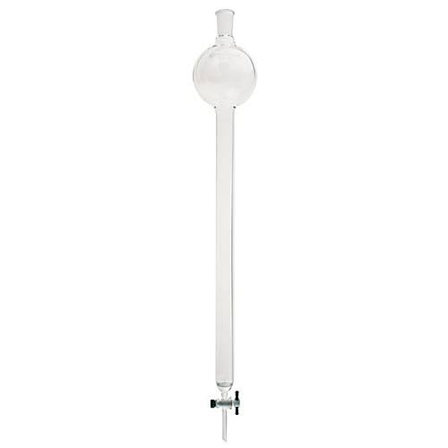 Column, Chromatography, Coarse Fritted Disc, 2.5 I.D., Effective Length 8, 4mm PTFE Stopcock, 1000ml O1531