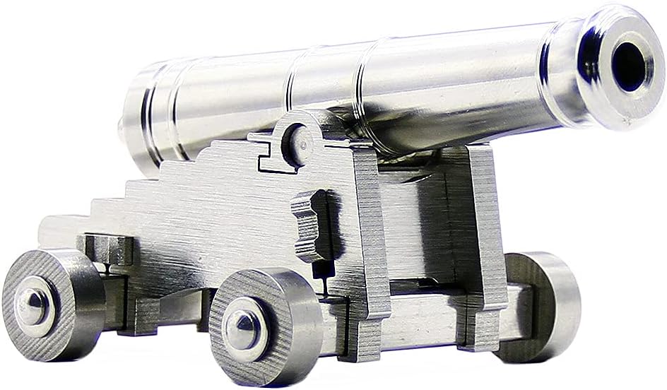 Mini Cannon Stainless Steel Model Pack of 2 W3209