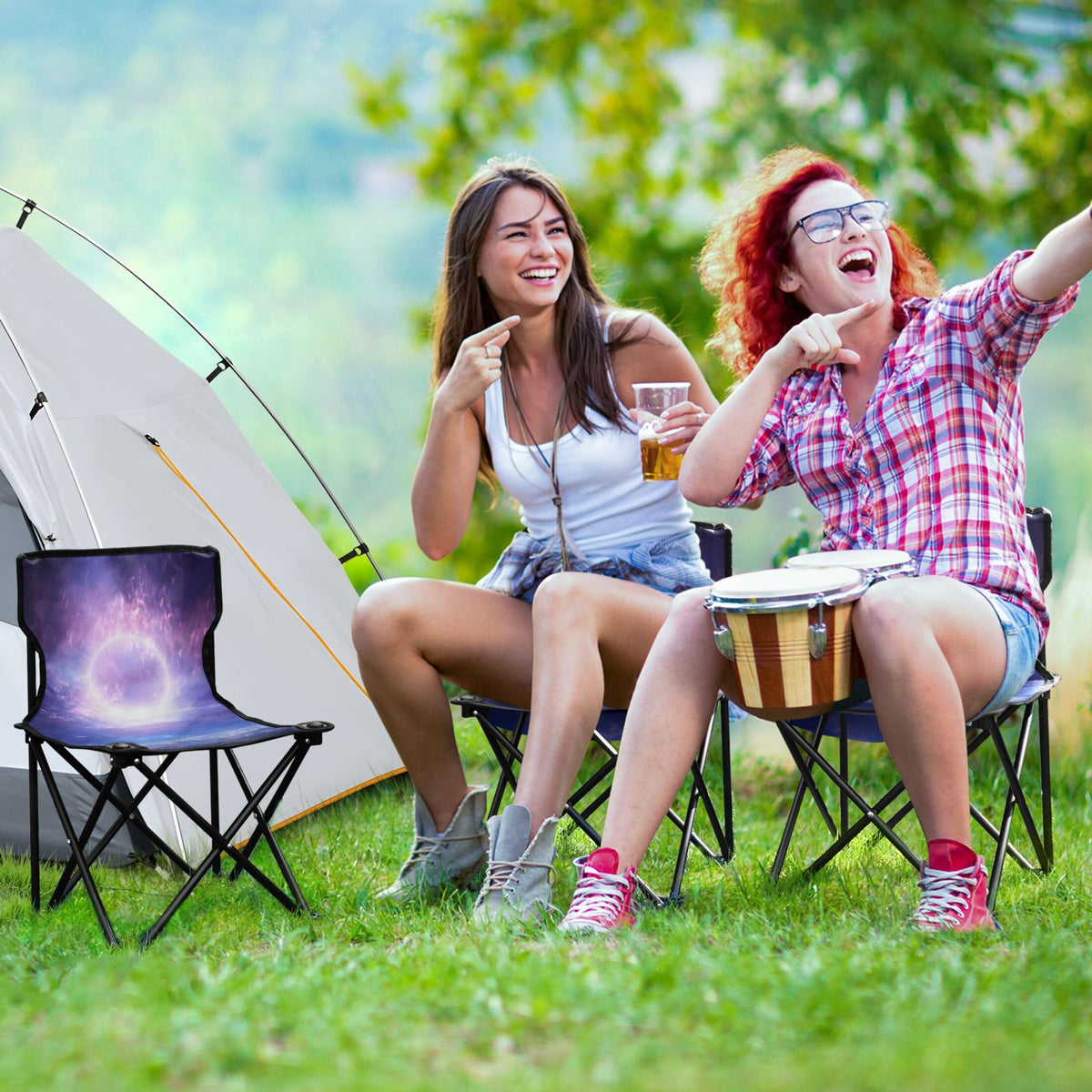 Portable Camping Chair with Carry Bag C6725