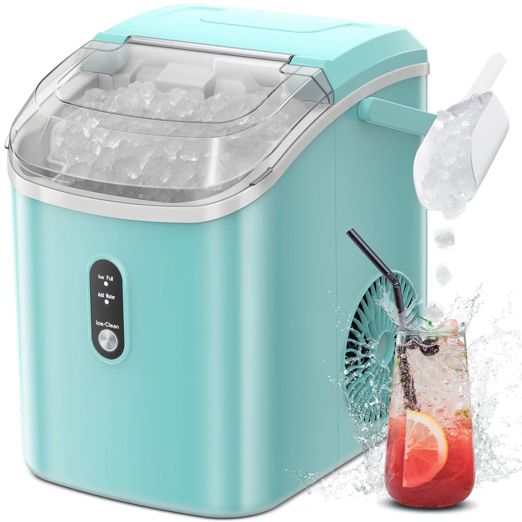 Portable Nugget Ice Maker with Self-Cleaning Function R810