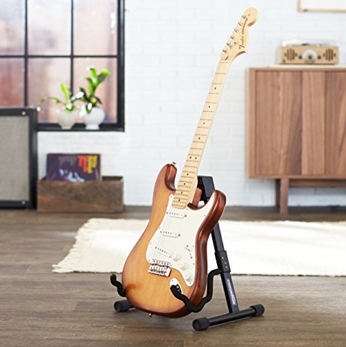 Adjustable Folding A-shape Guitar Stand Black B18456