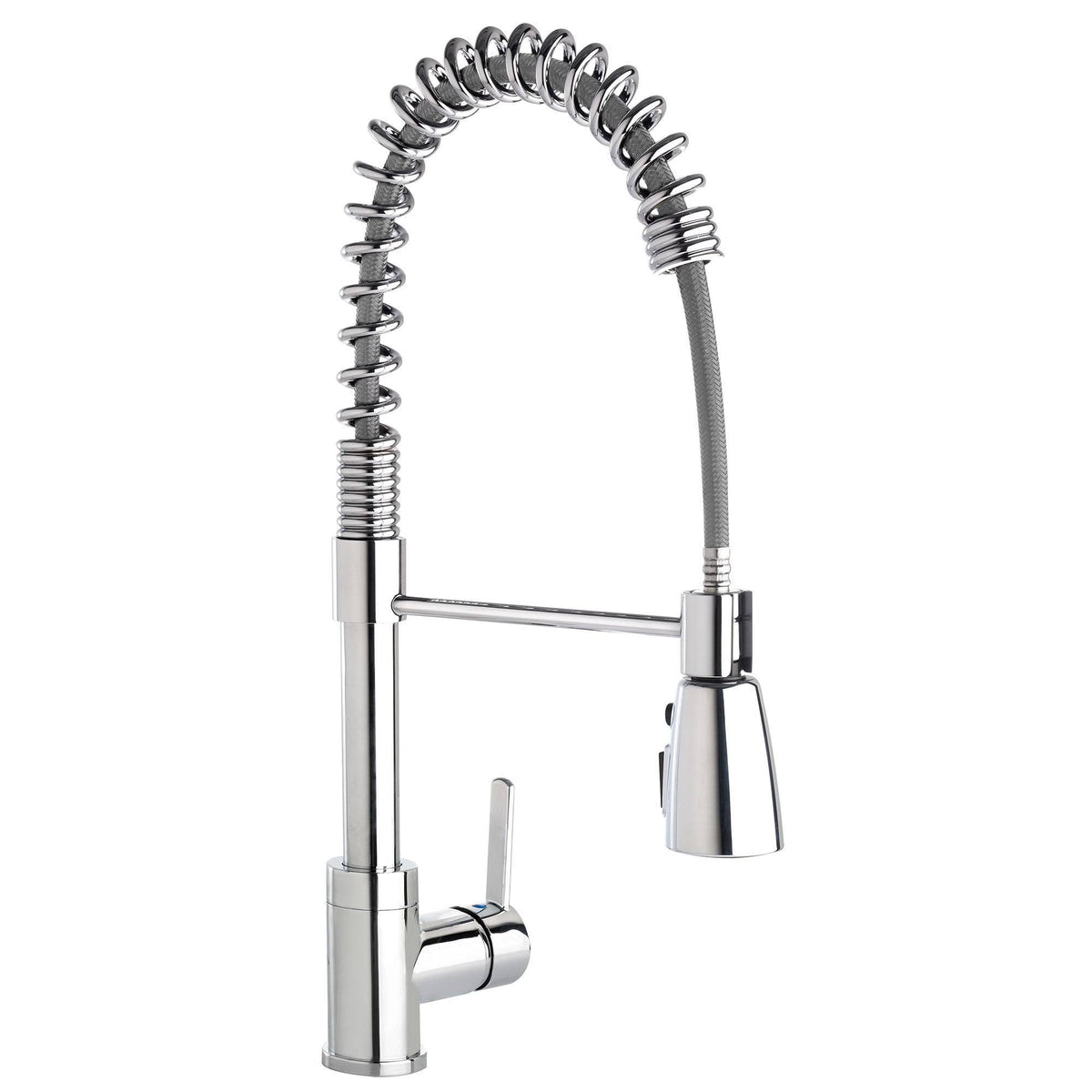 Chrome Double Strainer Kitchen Kit with Commercial Style Faucet D47577