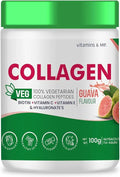 Vegetarian Collagen Powder 100G Guava Flavour with Biotin Vitamin C Vitamin E & Hyaluronates W91981