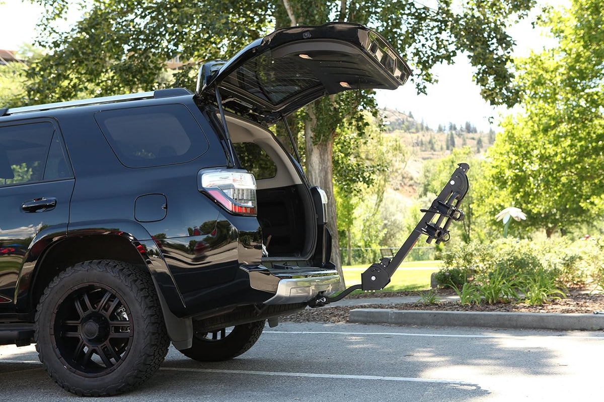 Black Folding Hitch Bike Rack N20056