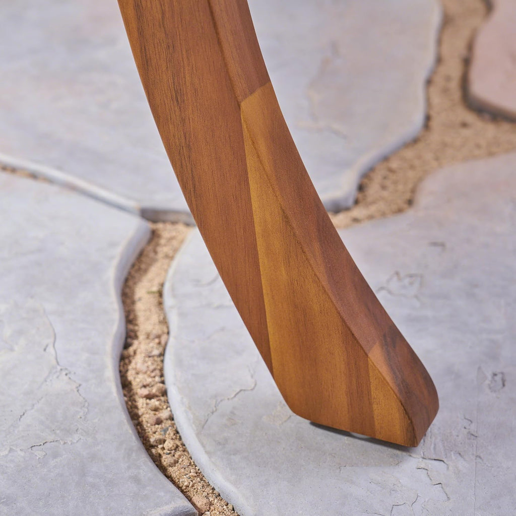 Teak Acacia Wood Oval Dining Table F74845