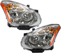 Headlight Assembly for Nissan Rogue 2013 Halogen Pair N5945