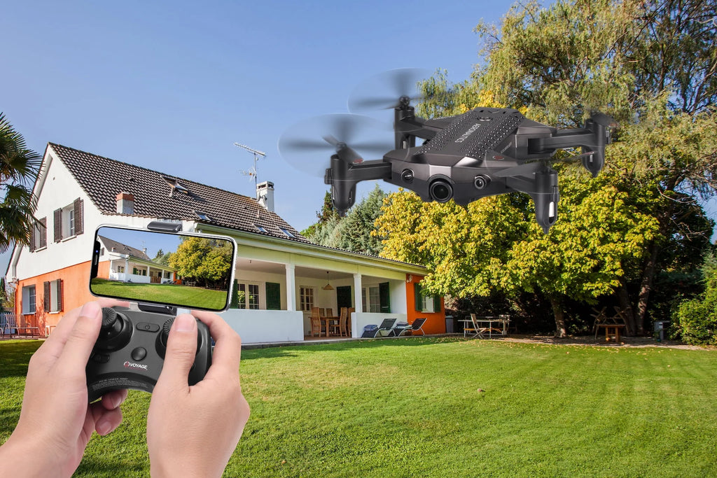 Black 7 inches Wide-Angle Lens Drone O2828