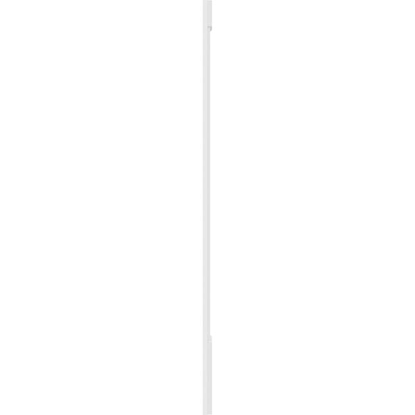 12x22W x 90x22H x 2x22P Two Equal Raised Panel PVC Pilaster with Standard Capital & Base (Pair) Y175