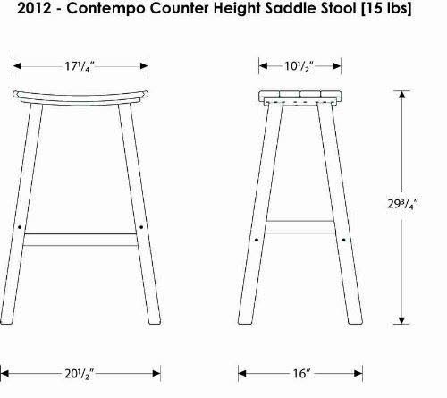 Black Saddle Bar Stool O932228