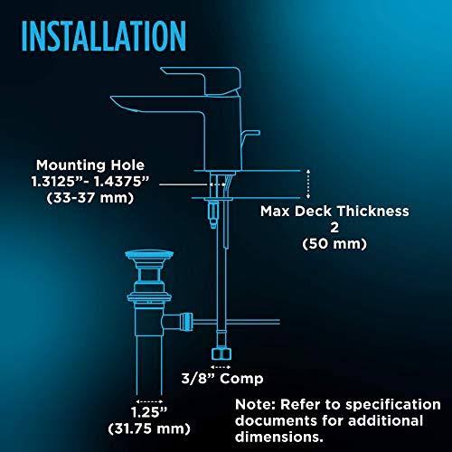 Polished Chrome Single Handle Bathroom Sink Faucet A988