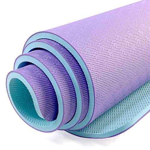 Extra Thick TPE Yoga Mat 72"x 32" 1/2 Inch X3574