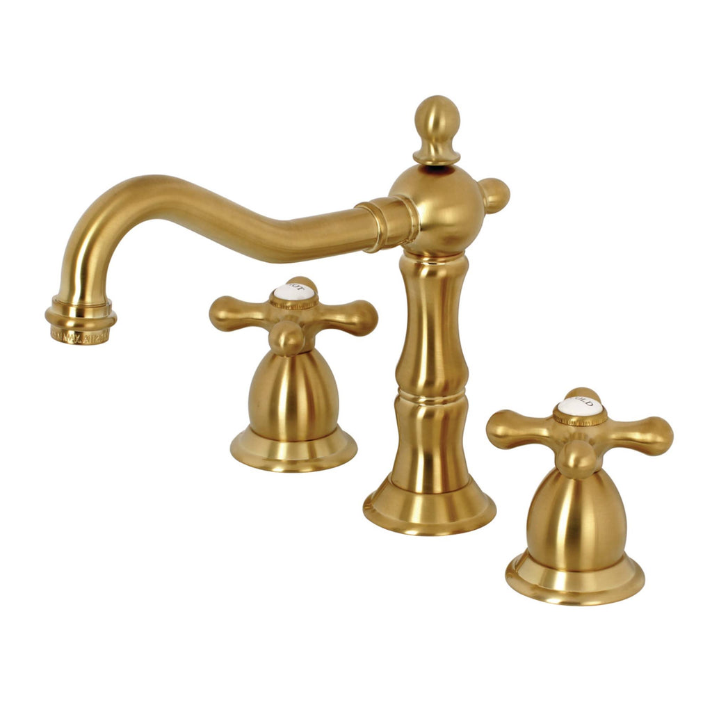 Brushed Brass Widespread Bathroom Faucet H426