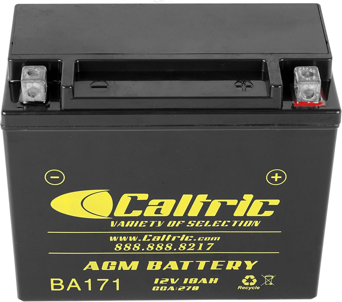 Pack of 2 AGM Battery for Polaris Sportsman 500 4X4 EFI 2007 2008 2009 2010 I8886