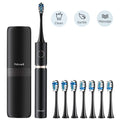 Rechargeable UltraSonic Electric Toothbrush with Travel Case & 8 Brush Heads P822