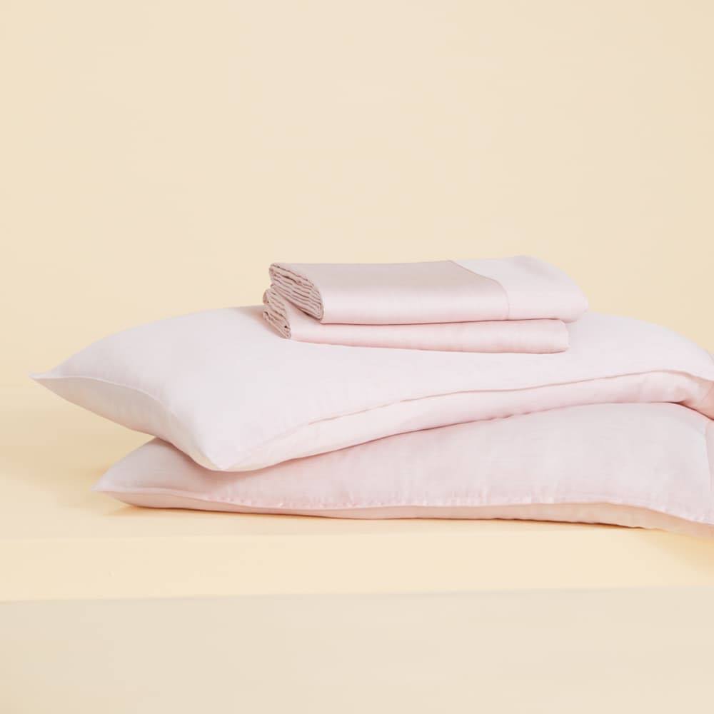 Queen Gray Stripe Eucalyptus Sheets P380