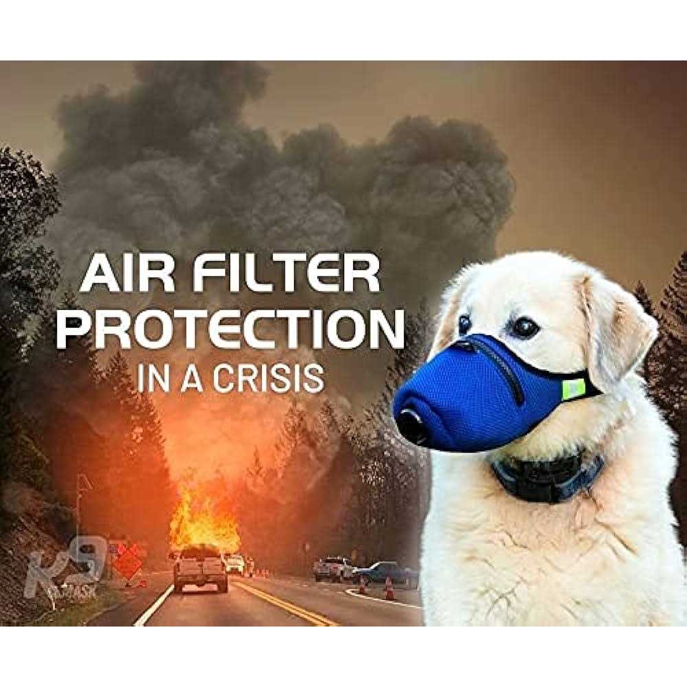 Air Filter Mask for Dogs with PM2.5 Air Filter Refills Q477379