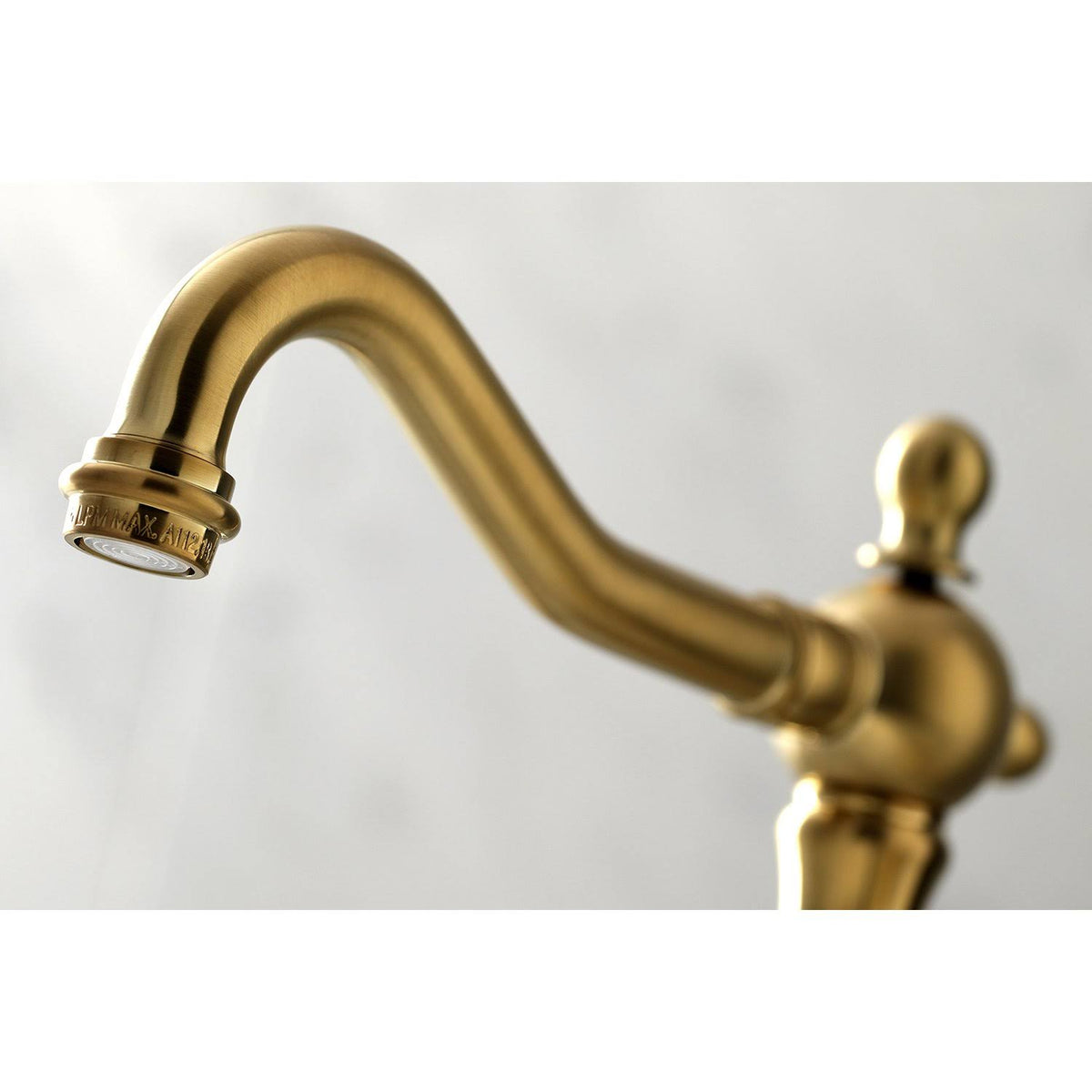 Brushed Brass Widespread Bathroom Faucet H426