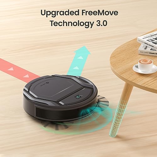 Robot Vacuum Cleaner, Super Thin, Powerful Suction, Quiet, Self-Charging, Grey Q7803