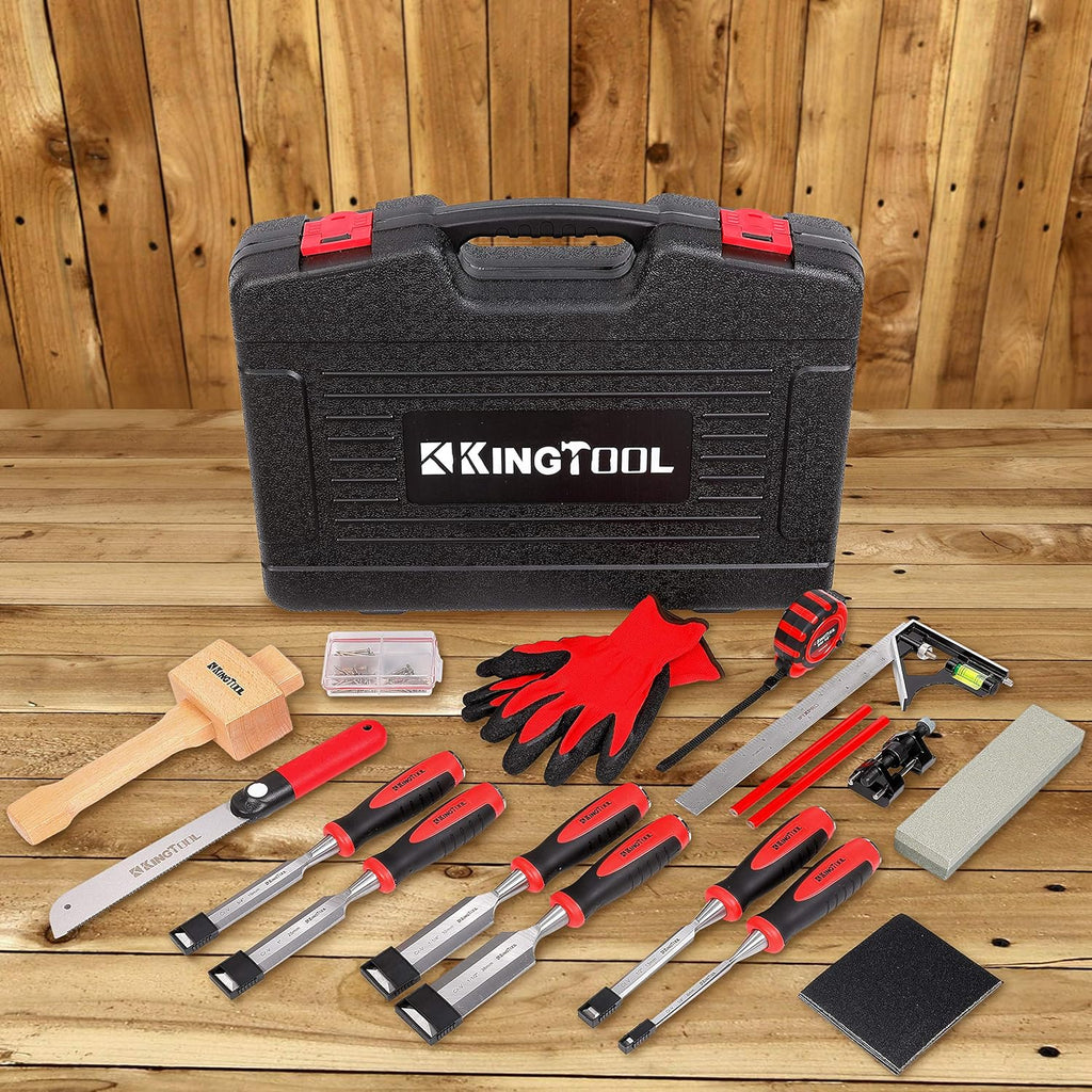87 Pc. Wood Chisel Set with Storage Case P72278