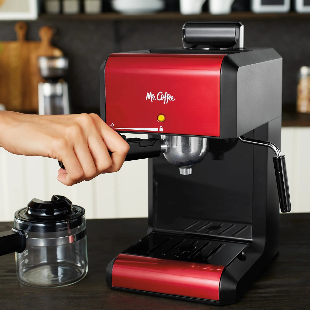 Automatic Espresso and Cappuccino Machine, 20 oz, Silver X760