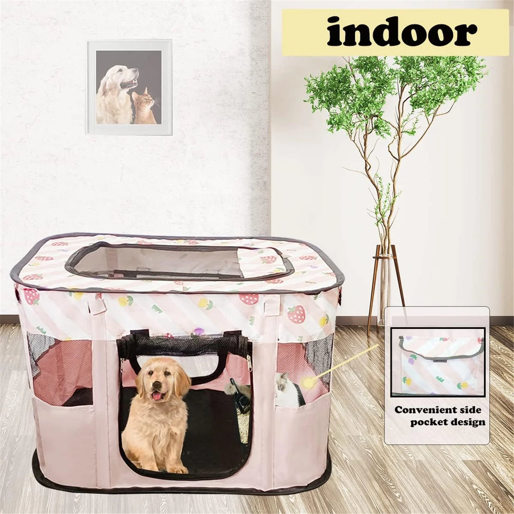 Portable Foldable Pet Playpen with Handbag Z9521