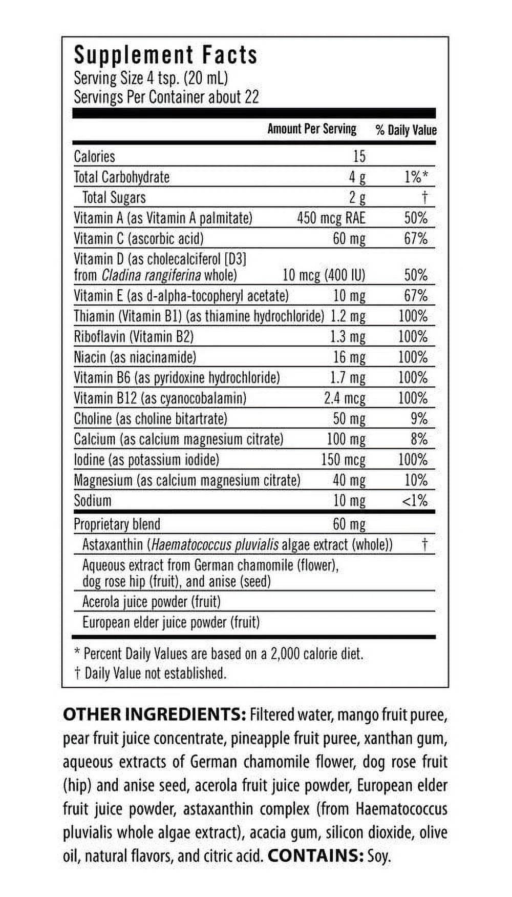 Liquid Multivitamin 15 Oz I568442