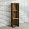Solid Wood Bookcase 3 Shelves R14531