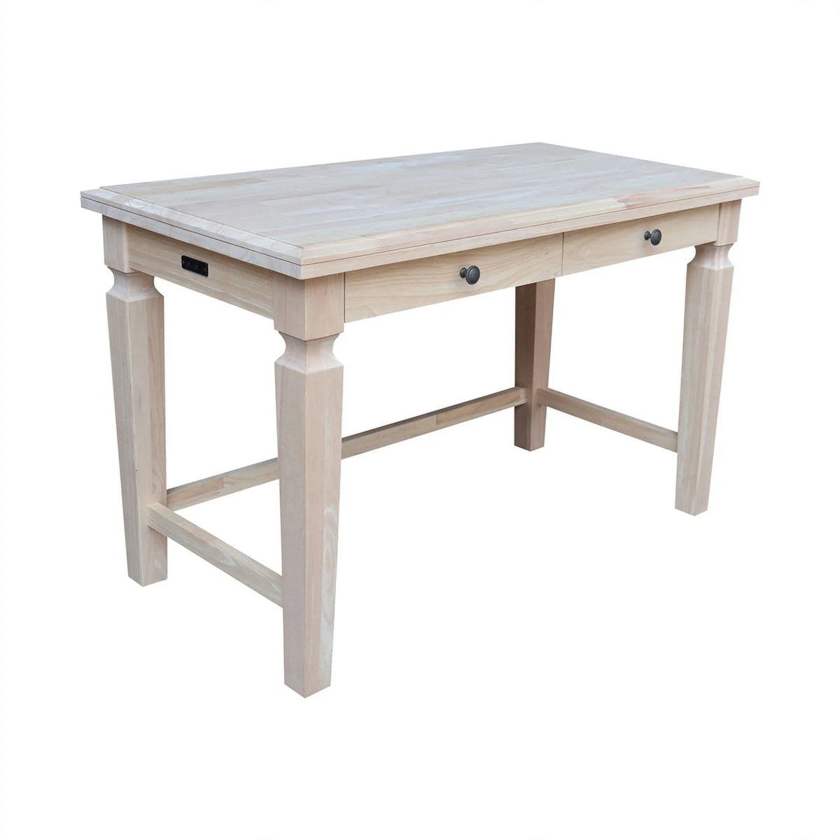 Solid Wood Desk with 2 Drawers I421846