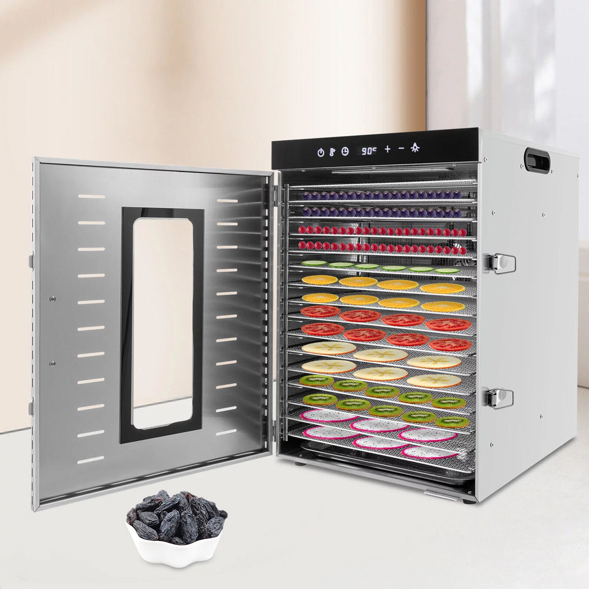 16 Trays Stainless Steel Food Dehydrator V6923