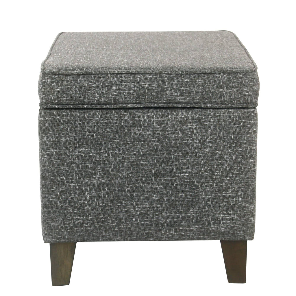 Slate Gray Storage Ottoman W439514
