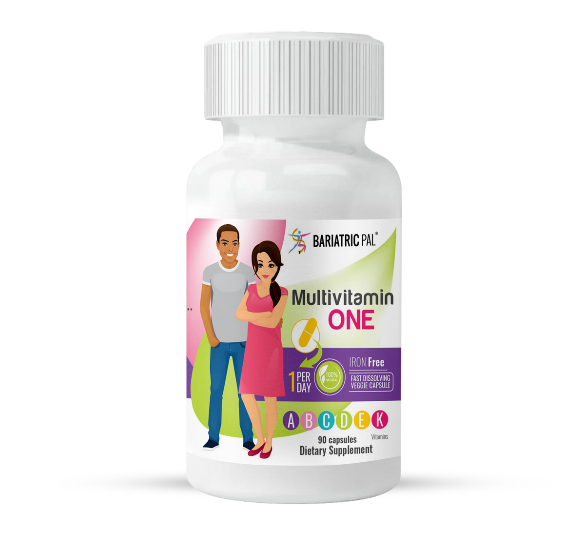 3-Month Supply Iron Free Bariatric Multivitamin Capsules and Calcium Citrate Soft Chews D495