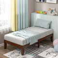 Twin Size Wooden Bed Frame with Wood Slats K451738